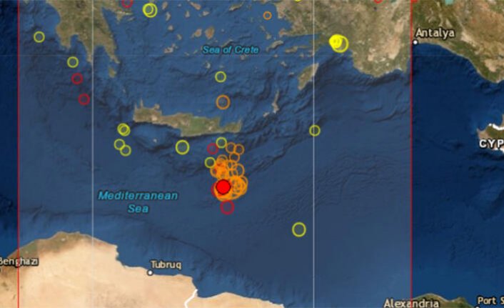 Akdeniz'de bir deprem daha! Büyüklüğü...