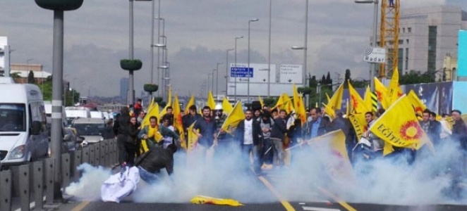 E-5'te polis müdahalesi