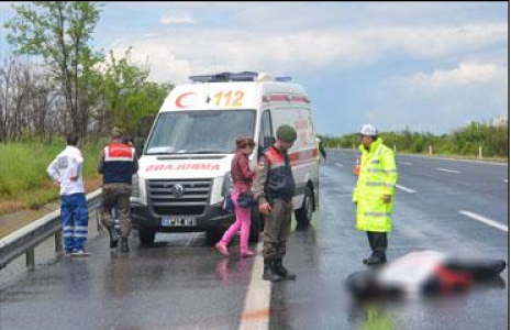 Motosikletli Sırp'ı radar bile durduramadı