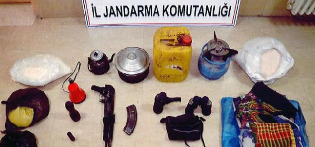 PKK'ya ait mühimmat ele geçirildi