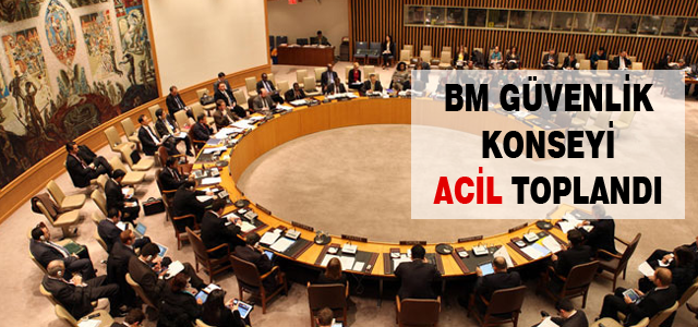 BM Güvenlik Konseyi acil toplandı