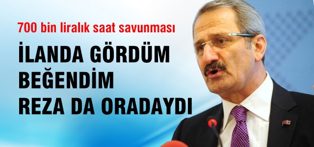 Çağlayan’dan 700 bin liralık saat savunması