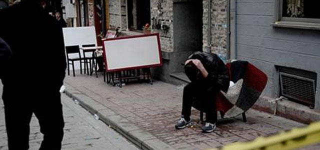 Taksim'de silahlı kavga: 1 yaralı