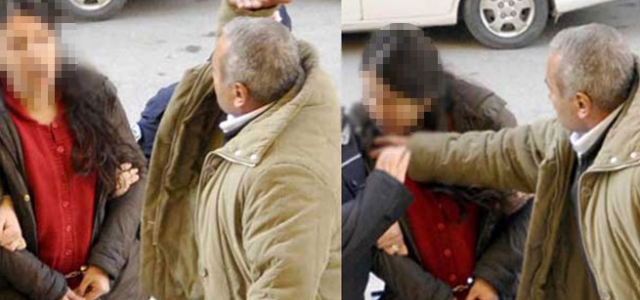 Babasının tokatladığı kız DHKP-C'den gözaltında