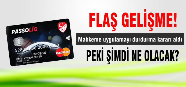 Passolig'de flaş gelişme!