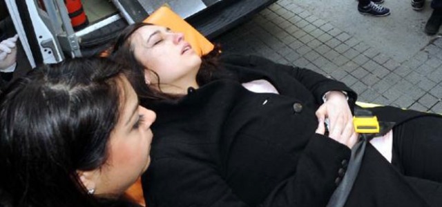 İstiklal Caddesi'nde hastanelik oldu