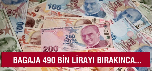 Otomobil bagajından 490 bin lira çalındı