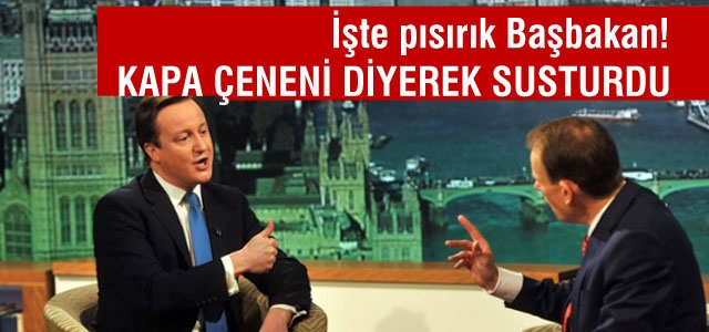 Başbakan’a ’Kapa çeneni’ dedi!