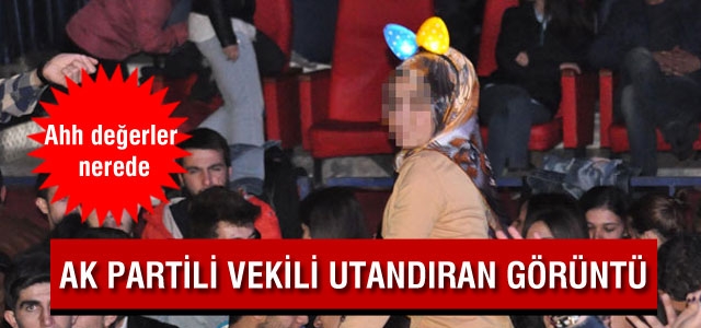 AK Partili vekili utandıran görüntü
