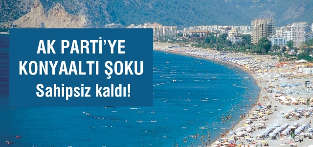 AK Parti'ye Konyaaltı şoku