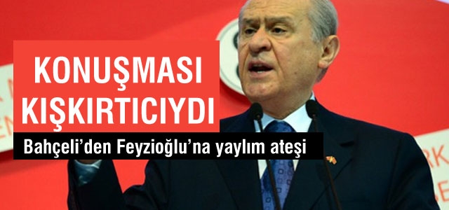 Bahçeli'den Feyzioğlu'na: Konuşması kışkırtıcıydı
