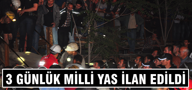 Başbakanlık 3 günlük milli yas ilan etti