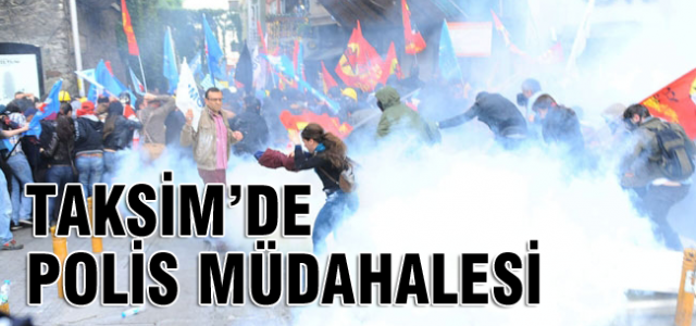 Taksim'de polis müdahalesi