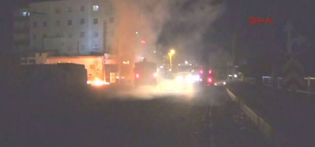 Cizre'de olaylı gece