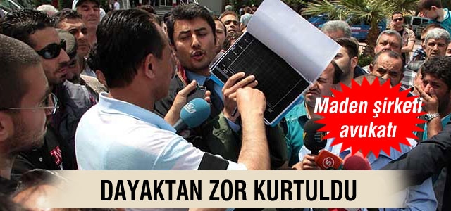Maden şirketi avukatına büyük tepki