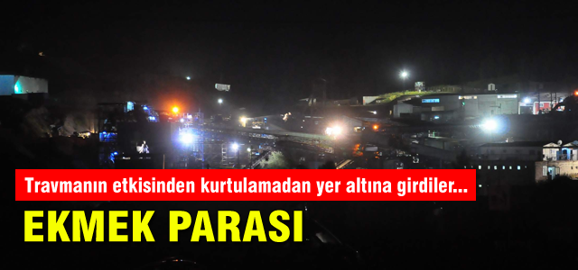 Soma'da iş başı...