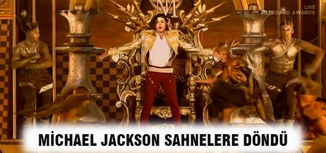 Michael Jackson'ın yeni sahne şovu!