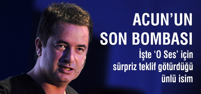 O Ses için Acun'dan sürpriz teklif