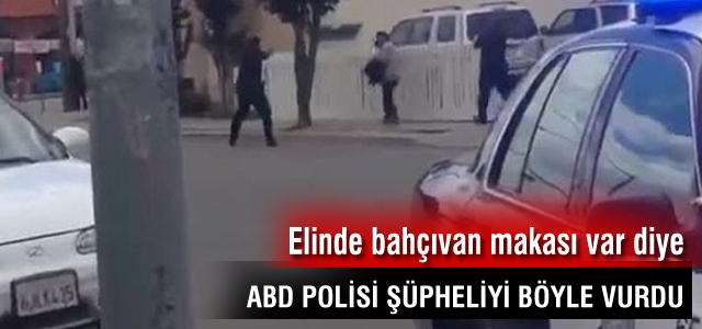 ABD polisi şüpheli şahsı böyle öldürdü