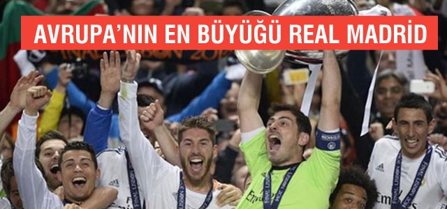 Real Madrid Şampiyonlar Ligi şampiyonu