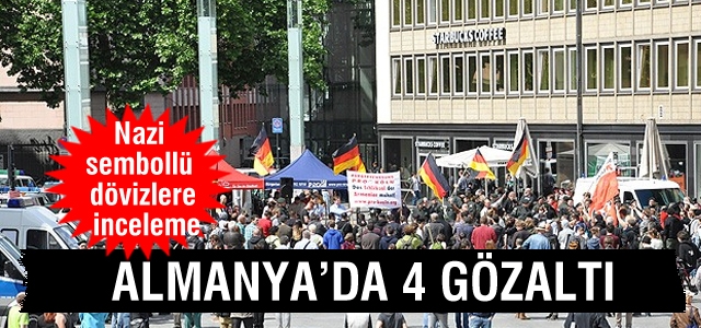 Nazi sembollü dövizlere inceleme