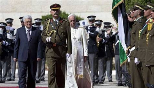 Filistin'e doğrudan geçen ilk Papa