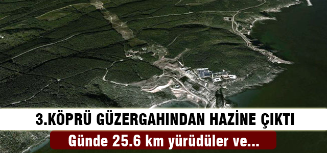 3. köprü güzergâhından 'hazine' çıktı