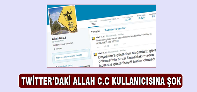 ‘Allah CC’ Twitter hesabı için 15 ay hapis