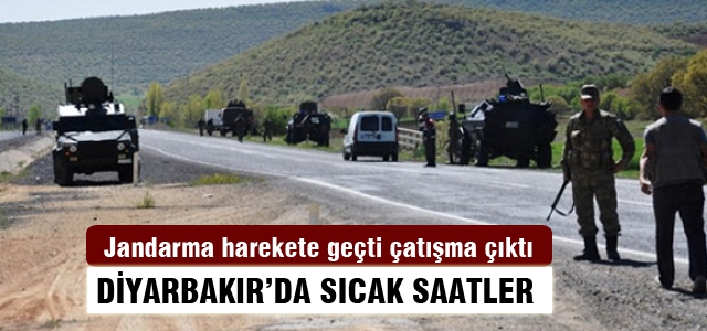Diyarbakır'da jandarma müdahalesi