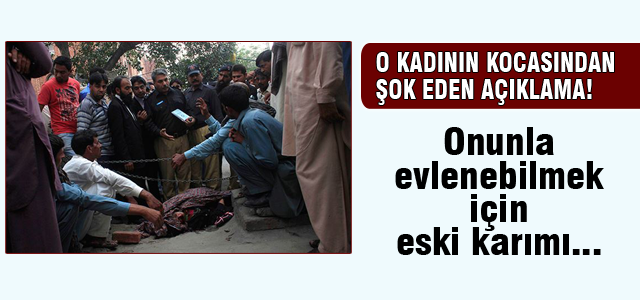 Taşlanarak öldürülen kadının kocasından şoke eden açıklama!