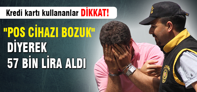 Kredi kartı sahiplerini böyle dolandırdı!
