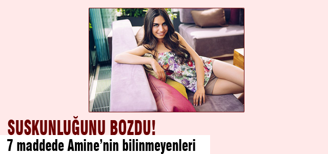 7 maddede Amine Gülşe!