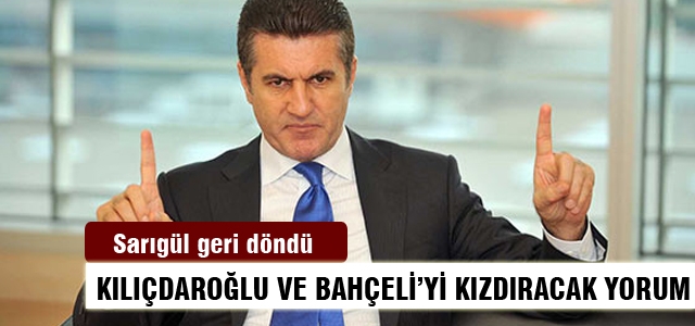 Sarıgül “Çatı aday“ formülünü geliştirdi