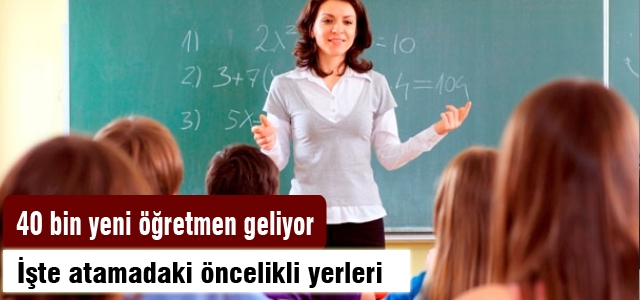 40 bin yeni öğretmen geliyor