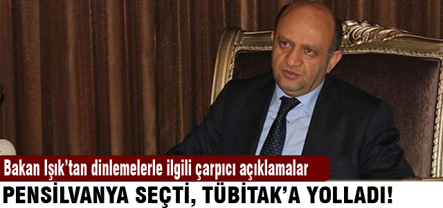 Pensilvanya seçti, TÜBİTAK'a yolladı