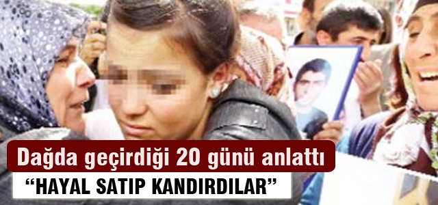 PKK'nın elinden kurtulan kız o günleri anlattı