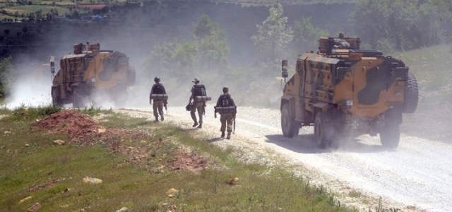 Lice'de askeri araca mayınlı tuzak