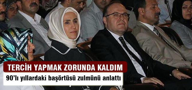 Sümeyye Erdoğan 28 Şubat sürecinde yaşadıklarını anlattı