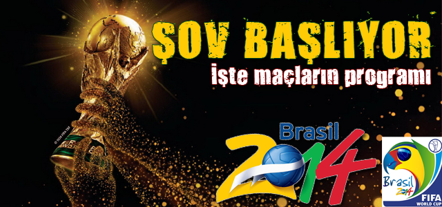 2014 Dünya kupası maç programı