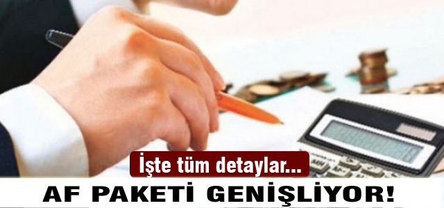 Af paketi genişliyor