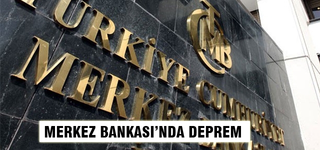 Merkez Bankası'nda deprem