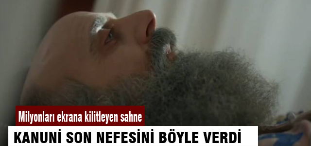 Kanuni böyle veda etti