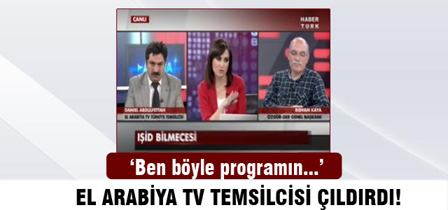 'Ben böyle programın...' dedi ve gitti