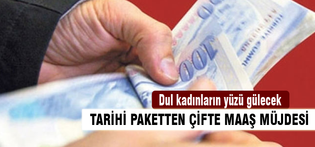 Dul kadınların yüzünü güldürecek af