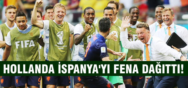Hollanda - İspanya maç özeti