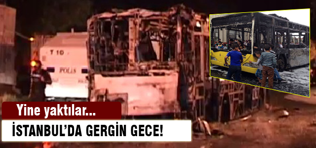 İstanbul'da gergin gece