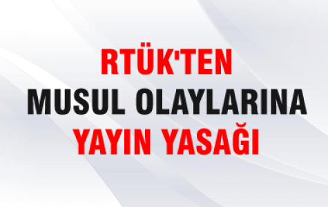 RTÜK'ten yayın yasağı