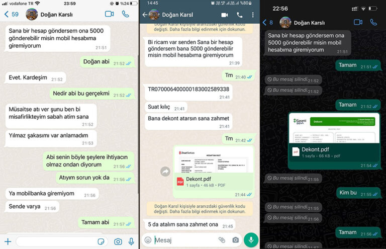 Dolandırıcıların yeni adresi WhatsApp! Mesaj atıp vurgun yaptılar