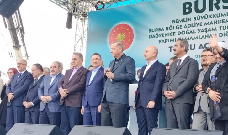 Bursa'da Erdoğan'ın mitingine kaç bin kişi katıldı?