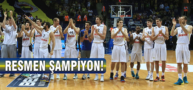 Fenerbahçe Ülker resmen şampiyon!